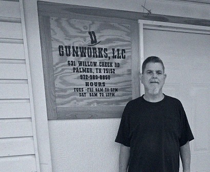 Dwayne Joiner at Rockin D Gunworks, Palmer, Texas